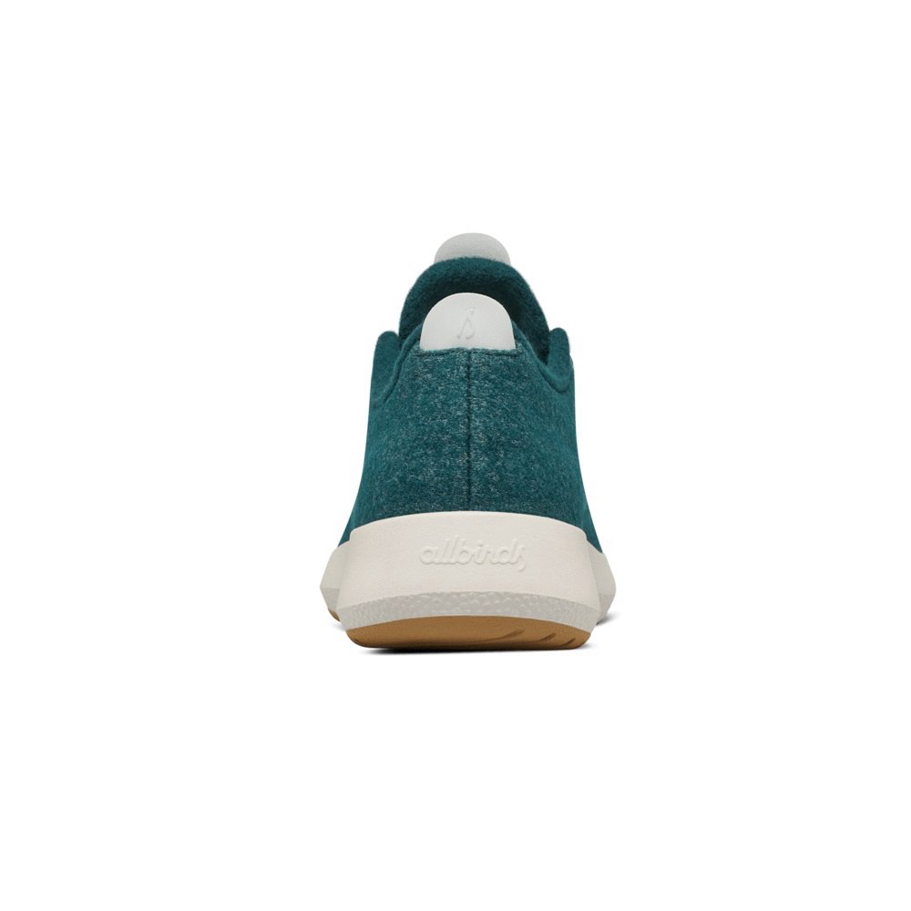 Allbirds Women\'s Sneakers Green - Wool Runner Mizzles - 59638HIYE